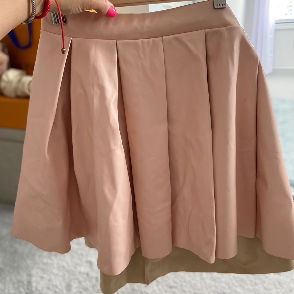 Faux Leather Skirt !
